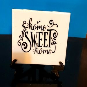 Home sweet home tile piece